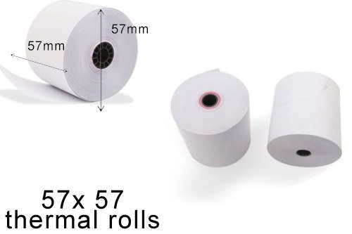 Thermal Paper Rolls 57mm x 57mm