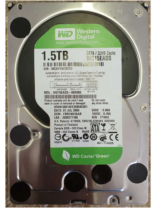1.5 TB Hard Drive