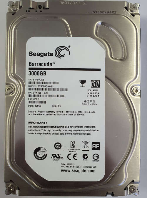 3 TB Hard Drive