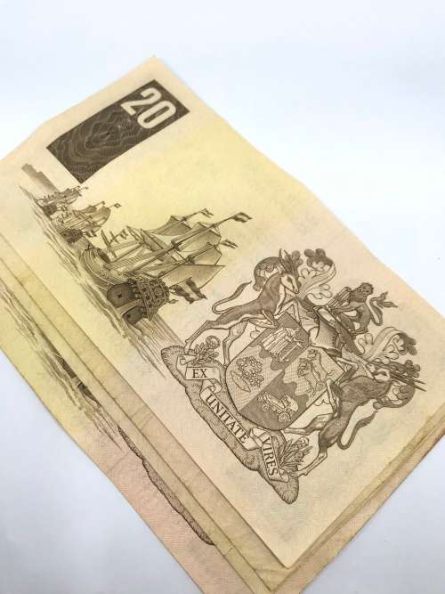 Vintage South African TWENTY RAND Bank Notes