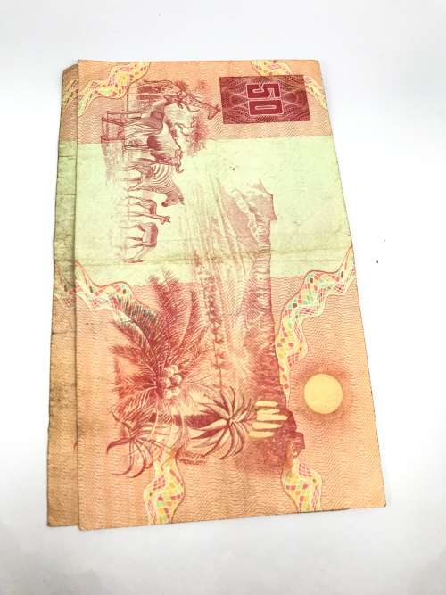 Vintage South African FIFTY RAND Bank Notes