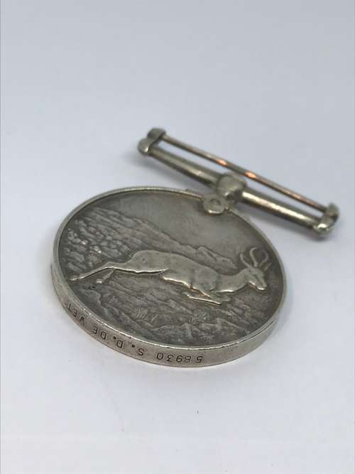 Solid Silver South African SERVICE MEDAL