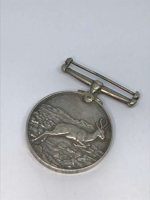 Solid Silver South African SERVICE MEDAL