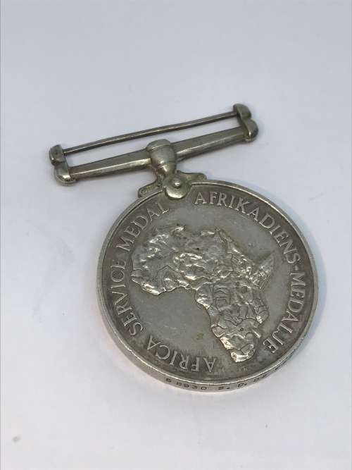 Solid Silver South African SERVICE MEDAL