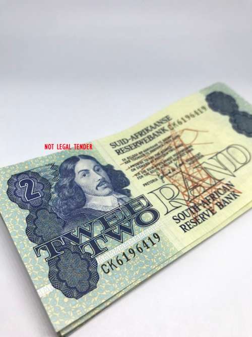 UNCIRCULATED OLD South African TWO RAND Bank Notes