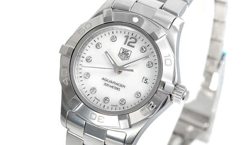 LADIES DIAMOND TAG HEUER AQUARACER