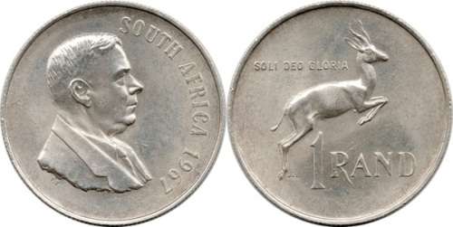 *SOUTH AFRICAN 1967 R1 COINS* BLACK FRIDAY R1 BIDS!!!