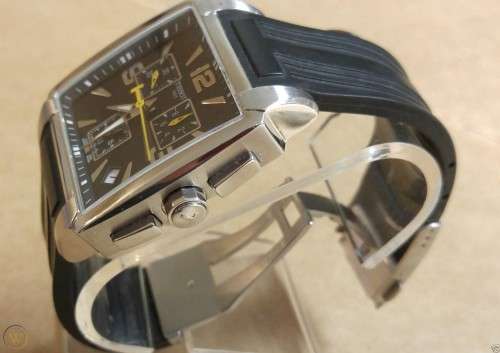*TISSOT QUADRATO CHRONOGRAPH* EXCELLENT MONACO WATCH!