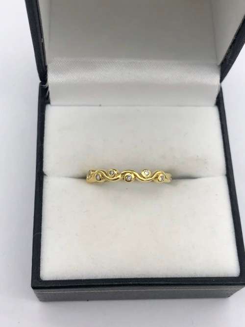 *Y/GOLD ETERNITY RING* DELIVERY 1-2 DAYS
