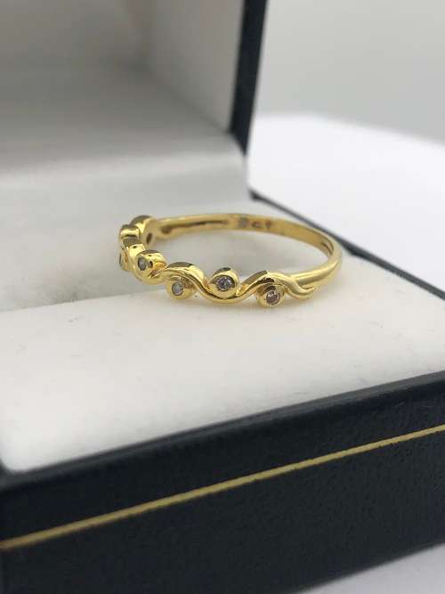 *Y/GOLD ETERNITY RING* DELIVERY 1-2 DAYS