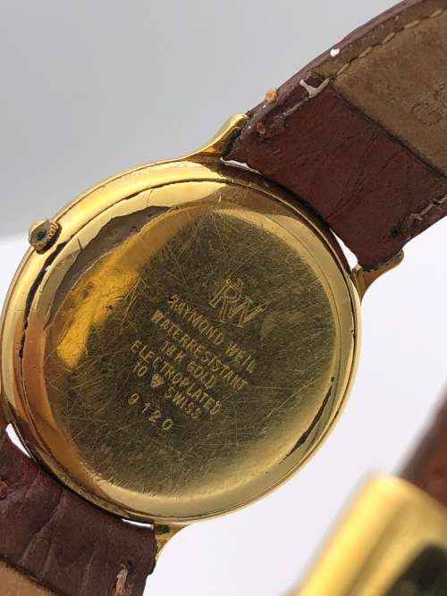 *RAYMOND WEIL GENEVE 9120*AFTERMARKET STRAP!