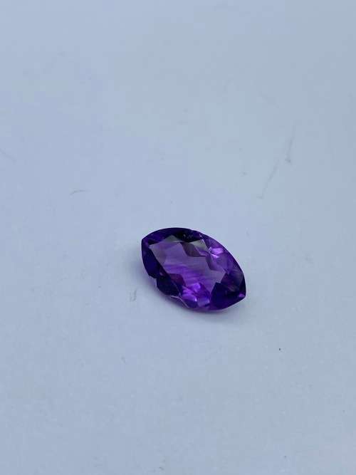 *EGL 3.20CT AMETHYST MARQUIZE CUT - DEEP VIVID COLOR*