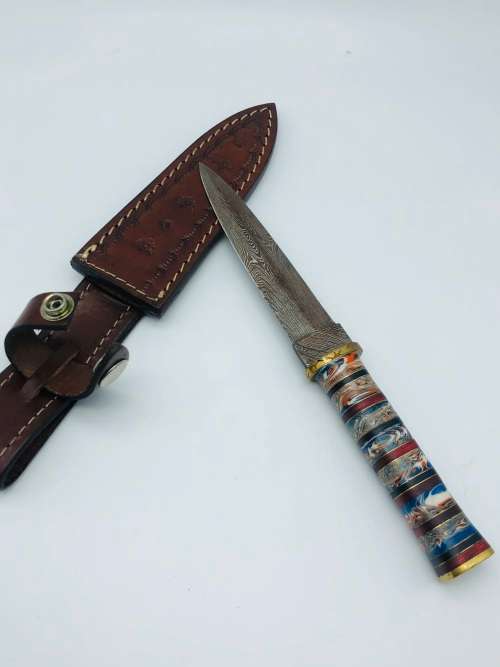 *DAMASCUS STEEL DAGGER* R1 BIDS!!!