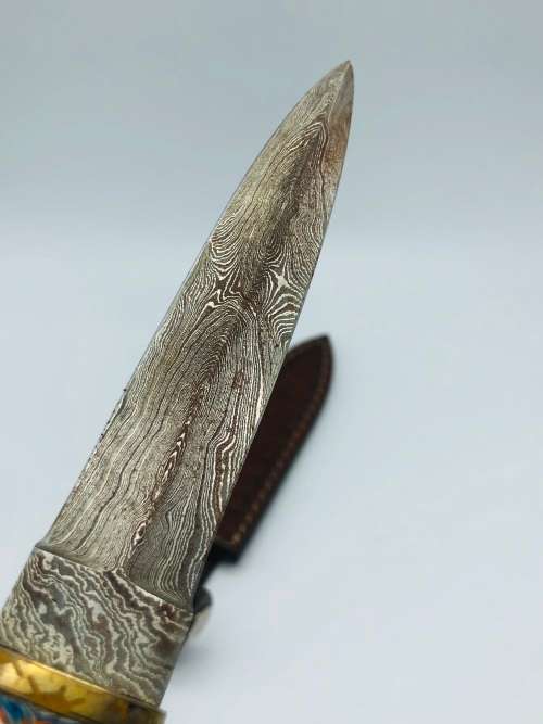 *DAMASCUS STEEL DAGGER* R1 BIDS!!!