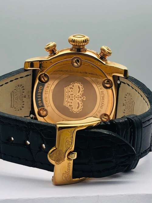 *GLAM ROCK MIAMI CHRONOGRAPH SNAKESKIN* BID  R1 BIDS