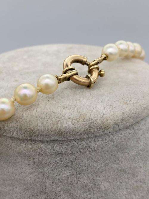 *NATURAL SALTWATER PEARL NECKLACE* R1 BIDS