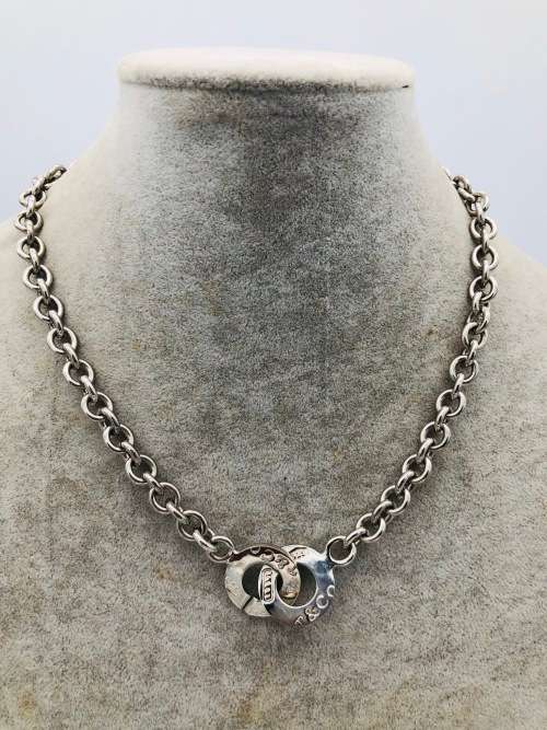 *TIFFANY & CO SILVER STATEMENT NECKLACE* R1 SALE