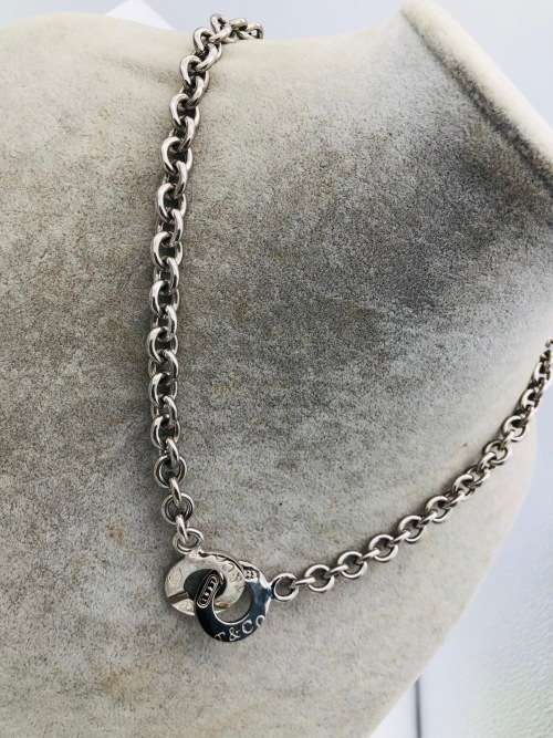 *TIFFANY & CO SILVER STATEMENT NECKLACE* R1 SALE