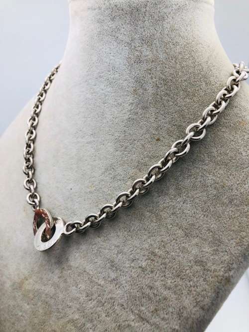 *TIFFANY & CO SILVER STATEMENT NECKLACE* R1 SALE