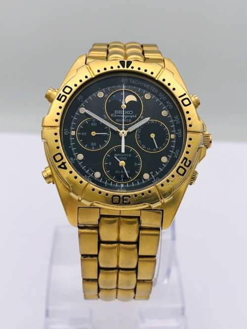 *SEIKO MOONPHASE CHRONO* R1 BIDS - STUNNING PIECE