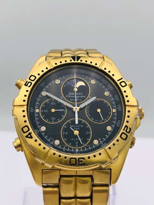 *SEIKO MOONPHASE CHRONO* R1 BIDS - STUNNING PIECE