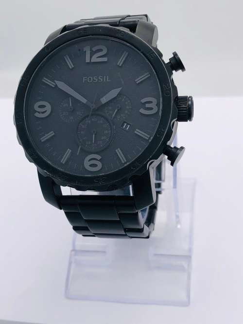 *FOSSIL MEN'S BLACK CHRONO* R1 BIDS
