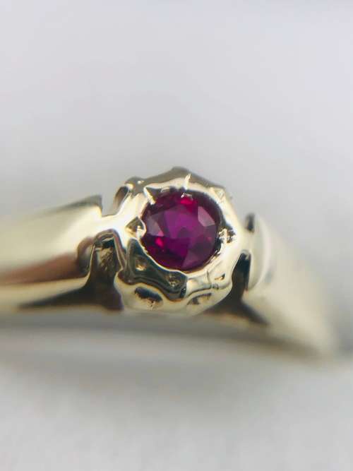 *0.20CT NATURAL RUBY RING* R1 BIDS