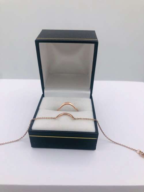 *ROSE GOLD RING & BRACELET SET* R1 BIDS!