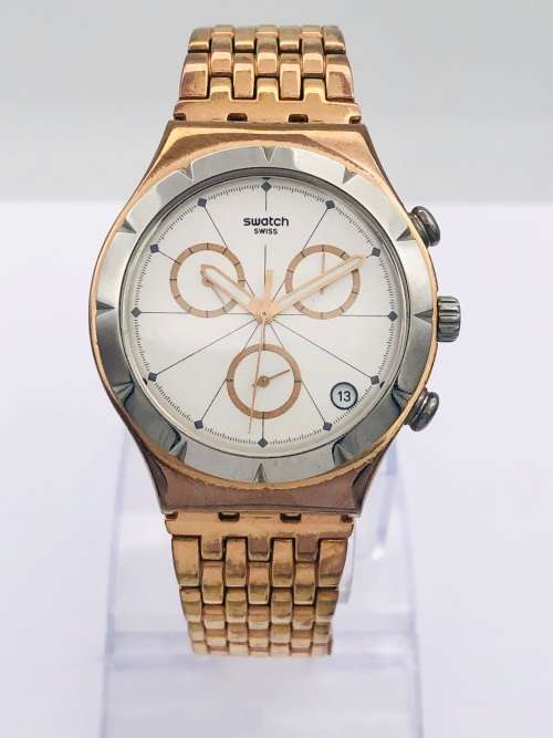 *SWATCH SWISS CHRONOGRAPH* ROSE GOLD!