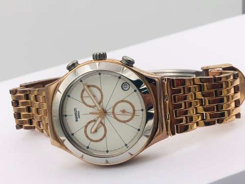 *SWATCH SWISS CHRONOGRAPH* ROSE GOLD!