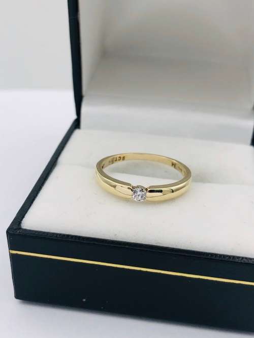 *0.25CT DIAMOND ENGAGEMENT RING*R1 BIDS
