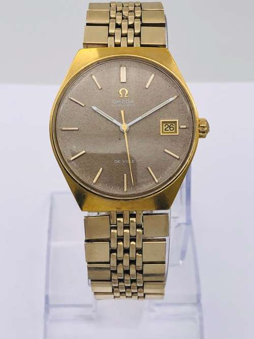 *MENS OMEGA DE VILLE AUTOMATIC* BEAUTIFUL PATINA DIAL!