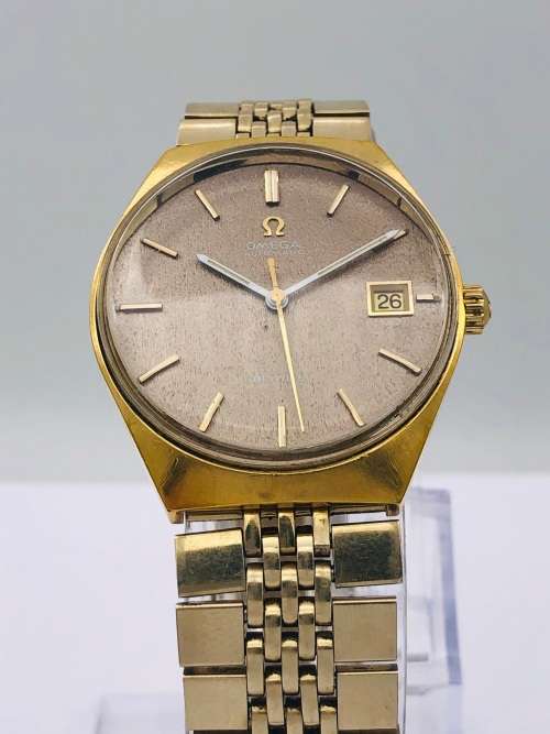 *MENS OMEGA DE VILLE AUTOMATIC* BEAUTIFUL PATINA DIAL!