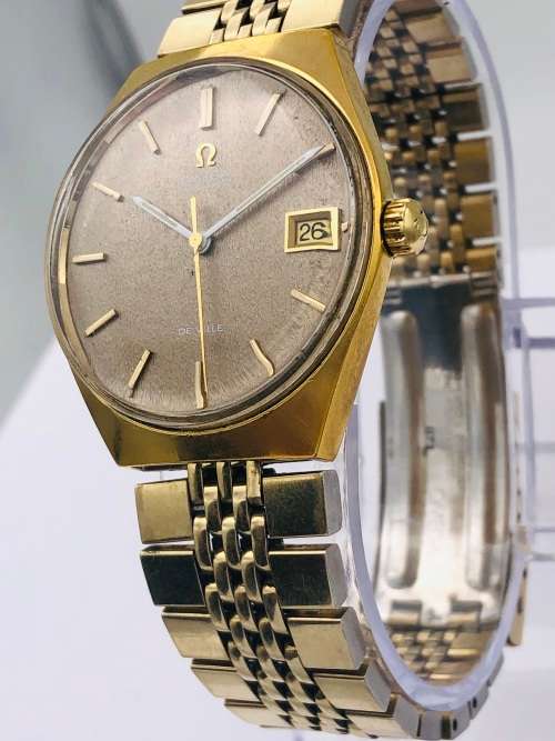 *MENS OMEGA DE VILLE AUTOMATIC* BEAUTIFUL PATINA DIAL!
