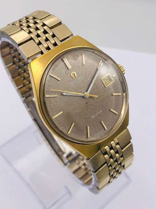 *MENS OMEGA DE VILLE AUTOMATIC* BEAUTIFUL PATINA DIAL!