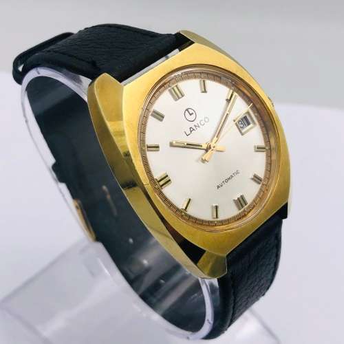 *LANCO AUTOMATIC DATE MENS WATCH* R1 BIDS!!!