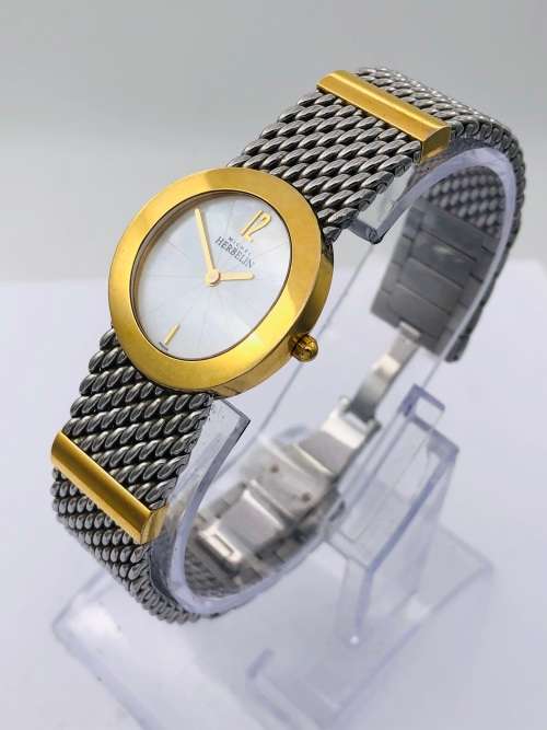 *MICHEL HERBELIN LADIES TWO-TONE WATCH* R1 BIDS