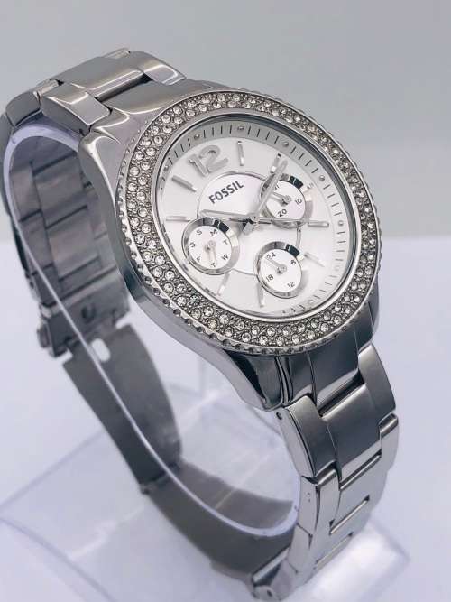 *FOSSIL LADIES DIAMANTE CHRONOGRAPH* WITH BOX!