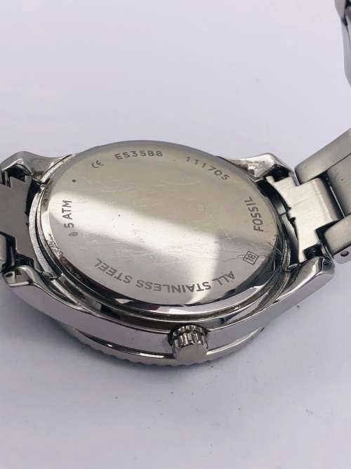 *FOSSIL LADIES DIAMANTE CHRONOGRAPH* WITH BOX!