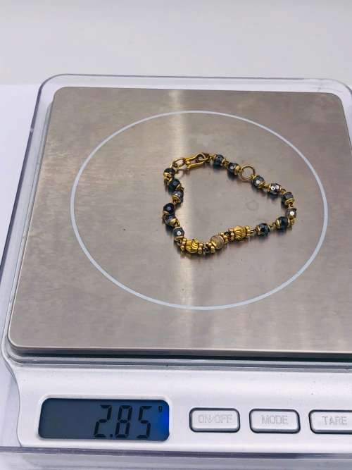 *9CT GOLD MANGAL SUTRA BRACELET* BID FROM R1!