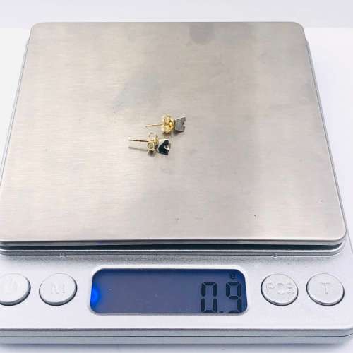 *PLATINUM DIAMOND STUD EARRINGS* R1 BIDS!