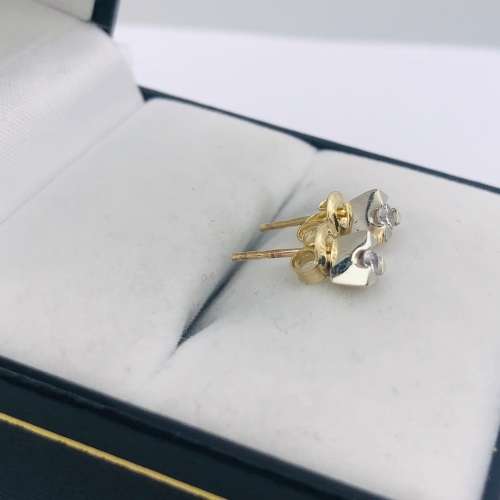 *PLATINUM DIAMOND STUD EARRINGS* R1 BIDS!