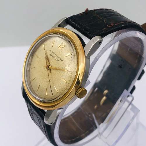 *GIRARD-PERREGAUX GYROMATIC GOLD WATCH* SEE DESCRIPTION!