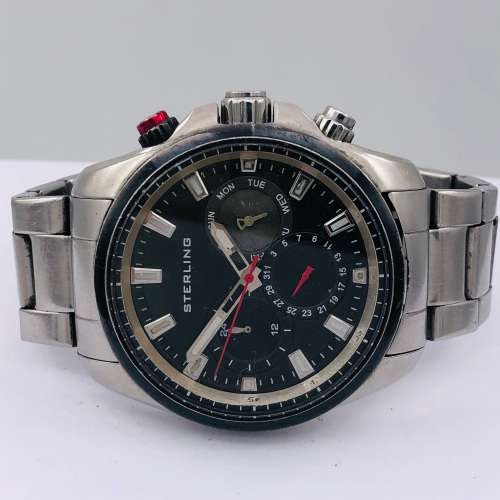 *STERLING MENS CHRONOGRAPH WATCH* R1 BIDS