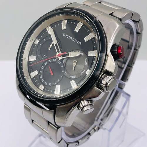 *STERLING MENS CHRONOGRAPH WATCH* R1 BIDS