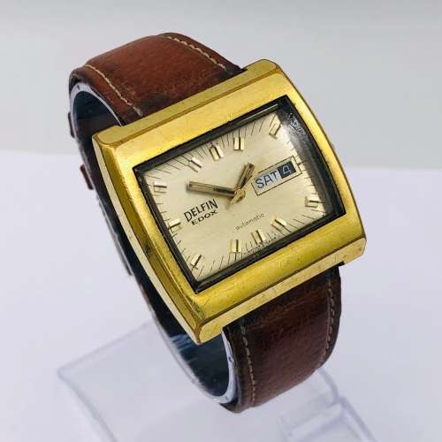 *DELFIN EDOX AUTOMATIC MENS DAY-DATE* R1 BIDS