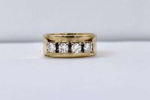*0.85CT GOLD DIAMOND ETERNITY RING* 18CT GOLD!!!
