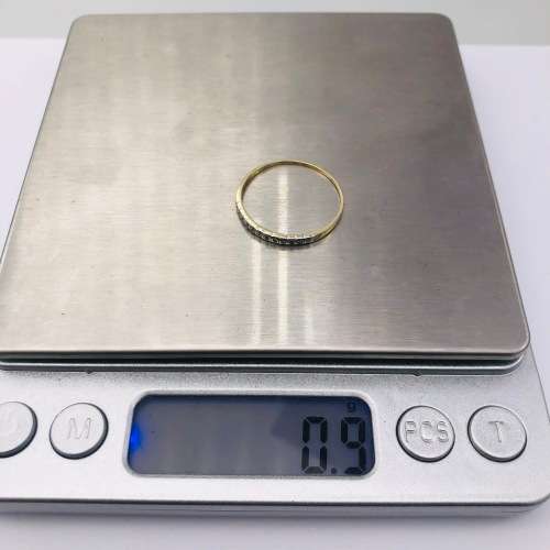 *SOLID GOLD DIAMOND ETERNITY RING* R1 BIDS!