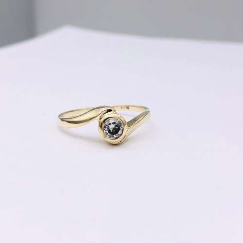 *SOLID GOLD DIAMOND CYCLOPS RING* R1 BIDS