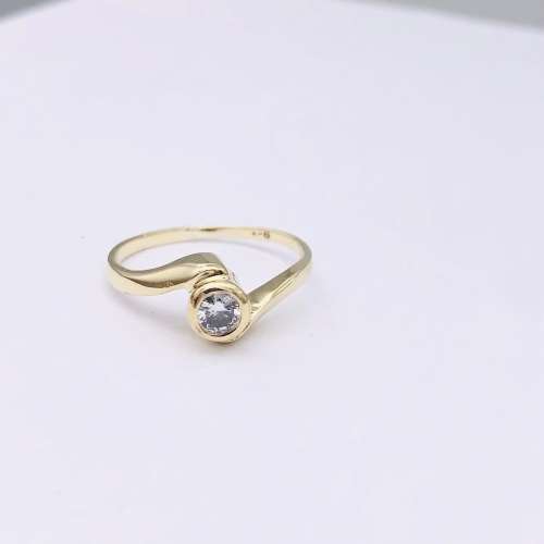 *SOLID GOLD DIAMOND CYCLOPS RING* R1 BIDS